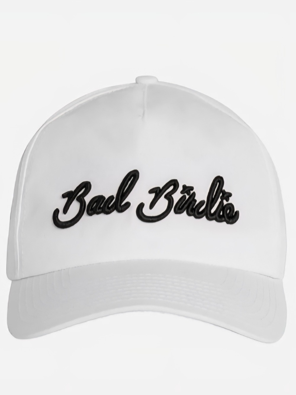 BAD BIRDIE GOLF CAP WHITE BLACK SCRIPT ADJUSTABLE SNAPBACK CLOSURE ONE SIZE